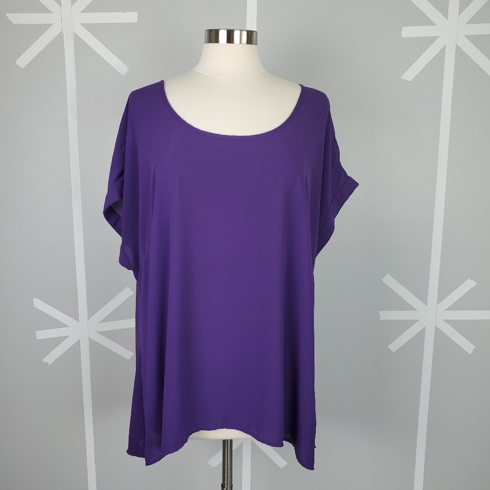 NWOT Purple Plus Size 18/20 Lane Bryant Blouse